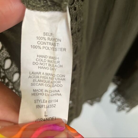 2/$20  Ambiance CROCHET TRIM ROMPER - Picture 12 of 12